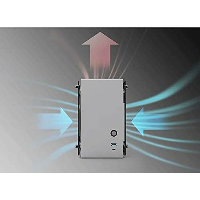 Boîtier ATX semi-tour Zalman M2 MINI SILVER Argent