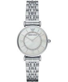 Armani AR1908 avec cadran gris et bracelet acier