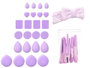 BERILO Set Nécessaire de Maquillage 33 Pièces Morado + Rosa