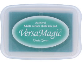 Tsukineko VERSAMAGIC Almohadilla de tinta Verde oasis effet craie 95x65mm