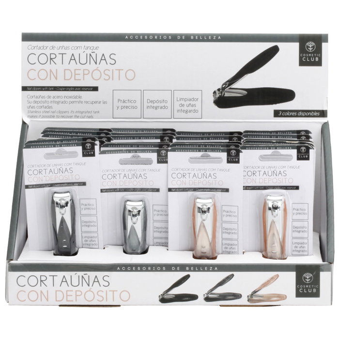 Cosmetic Club Coupe-ongles avec réservoir