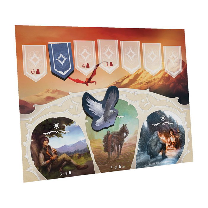 Asmodee Jeu de société Game of Thrones: Terre de Personne, pour 3 à 6 joueurs, version française | Réf. GDG102