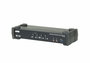 Aten CS1924M Commutateur KVM DisplayPort MST 4 ports USB 3.0 avec hub MST intégré pour double affichage 4K - Câbles inclus