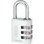 Abus 145/30 Cadenas à combinaison 3 chiffres Aluminium argent