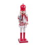 BigBuy Home Décorations de Noël Blanc Rouge Soldat 11 x 9 x 38 cm