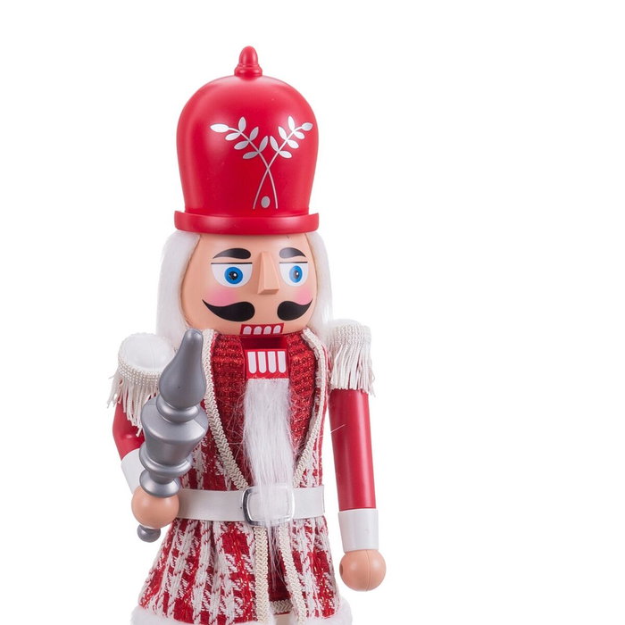 BigBuy Home Décorations de Noël Blanc Rouge Soldat 11 x 9 x 38 cm BigBuy Home Décorations de Noël Blanc Rouge Soldat 11 x 9 x 38 cm
