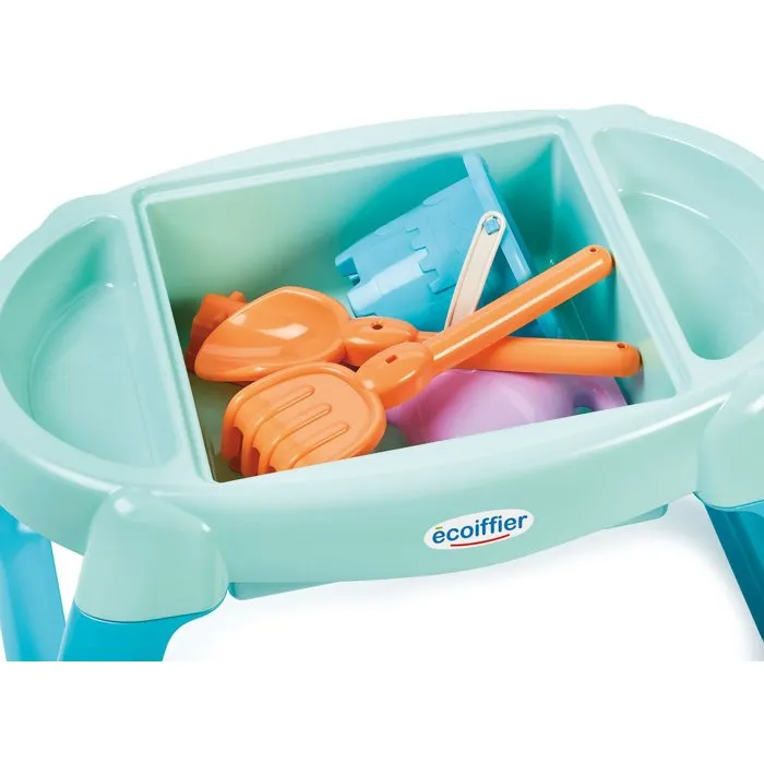Ecoiffier 4603 Table de jeu Sable et Eau avec accessoires - Jeu d'extérieur pour enfants à partir de 18 mois