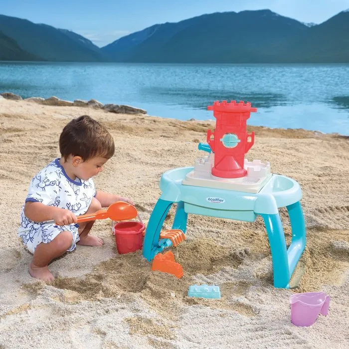 Ecoiffier 4603 Table de jeu Sable et Eau avec accessoires - Jeu d'extérieur pour enfants à partir de 18 mois