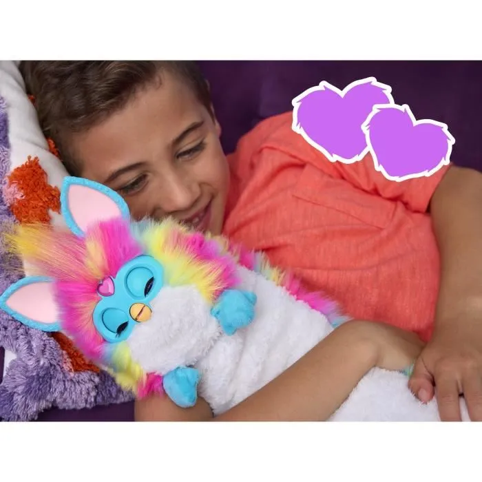 Furby DJ Peluche Interactive 81 cm Arc-en-ciel - Musique, Lumières, Mouvements et Jeux, Parle Français, À Partir de 6 Ans Furby DJ Peluche Interactive 81 cm Arc-en-ciel - Musique, Lumières, Mouvements et Jeux, Parle Français, À Partir de 6 Ans