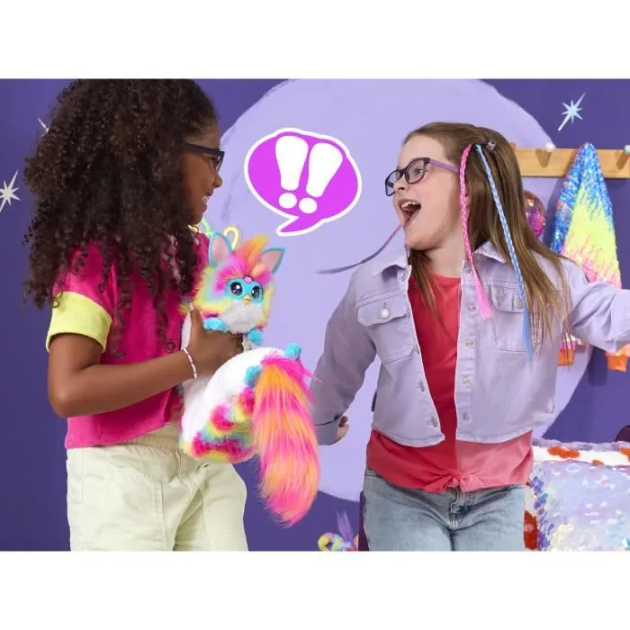 Furby DJ Peluche Interactive 81 cm Arc-en-ciel - Musique, Lumières, Mouvements et Jeux, Parle Français, À Partir de 6 Ans Furby DJ Peluche Interactive 81 cm Arc-en-ciel - Musique, Lumières, Mouvements et Jeux, Parle Français, À Partir de 6 Ans