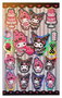 Sanrio stickers Pink Black Party Series