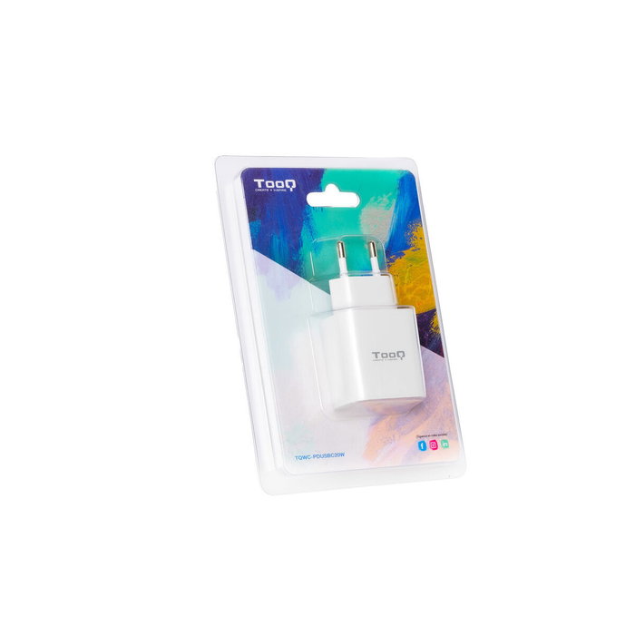Chargeur mural TooQ TQWC-PDUSBC20W Blanc