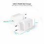 Chargeur mural TooQ TQWC-PDUSBC20W Blanc