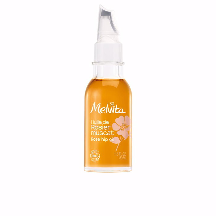 Melvita Huile de Rose Musquée 50 ml - Nourrit, hydrate et revitalise la peau, redonne de la luminosité et apaise les irritations. Melvita Huile de Rose Musquée 50 ml - Nourrit, hydrate et revitalise la peau, redonne de la luminosité et apaise les irritations.