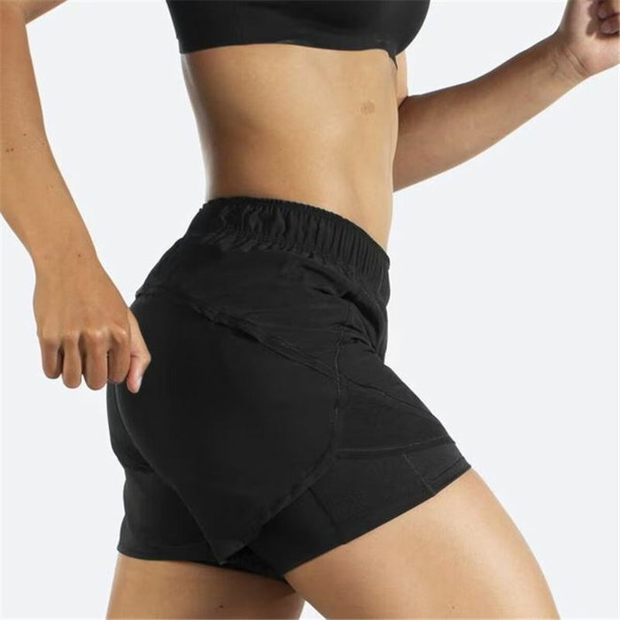 Short de Sport pour Femme Brooks Chaser 5" 2-in-1 Noir Short de Sport pour Femme Brooks Chaser 5" 2-in-1 Noir