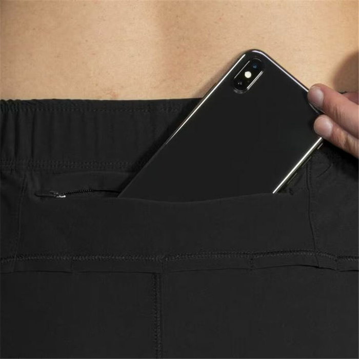 Short de Sport pour Femme Brooks Chaser 5" 2-in-1 Noir Short de Sport pour Femme Brooks Chaser 5" 2-in-1 Noir