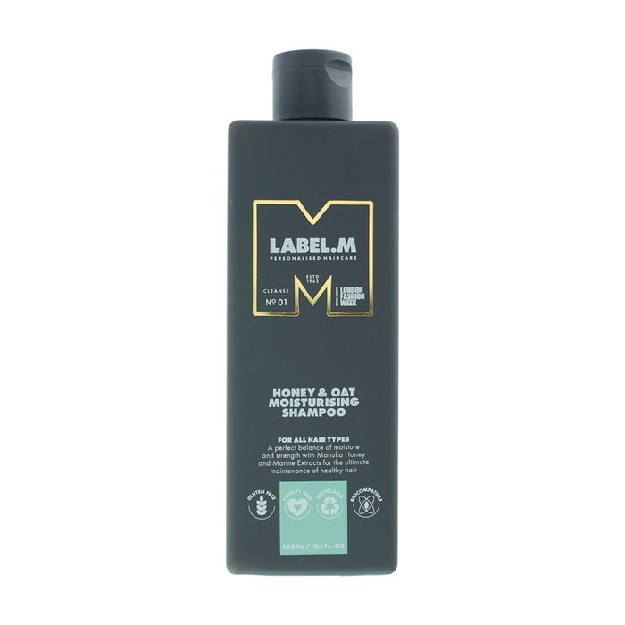 Label.M Shampooing Nourrissant à l'Oat et au Miel 300 ml Label.M Shampooing Nourrissant à l'Oat et au Miel 300 ml