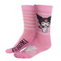 Cerdà Calcetines Hello Kitty Kuromi rose, Taille Chaussure 36-43, Convient à partir de 3 ans