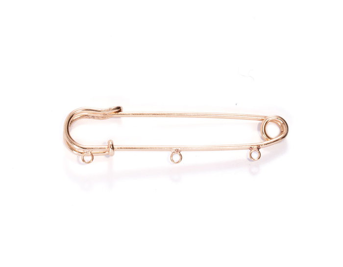 Innspiro Aguja broche métallique dorée 76,0x15,3mm, lot de 2 Innspiro Aguja broche métallique dorée 76,0x15,3mm, lot de 2