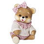 Rosa Toys Bébé Ourson 2841 en Vinile Rose, 25 cm, Peluche pour Enfant à Partir de 3 Ans