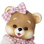 Rosa Toys Bébé Ourson 2841 en Vinile Rose, 25 cm, Peluche pour Enfant à Partir de 3 Ans