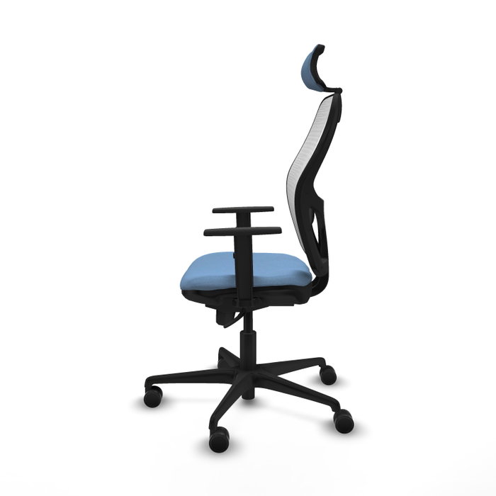 Chaise de Bureau avec Appui-tête Piqueras y Crespo 1D036N2 Bleu ciel