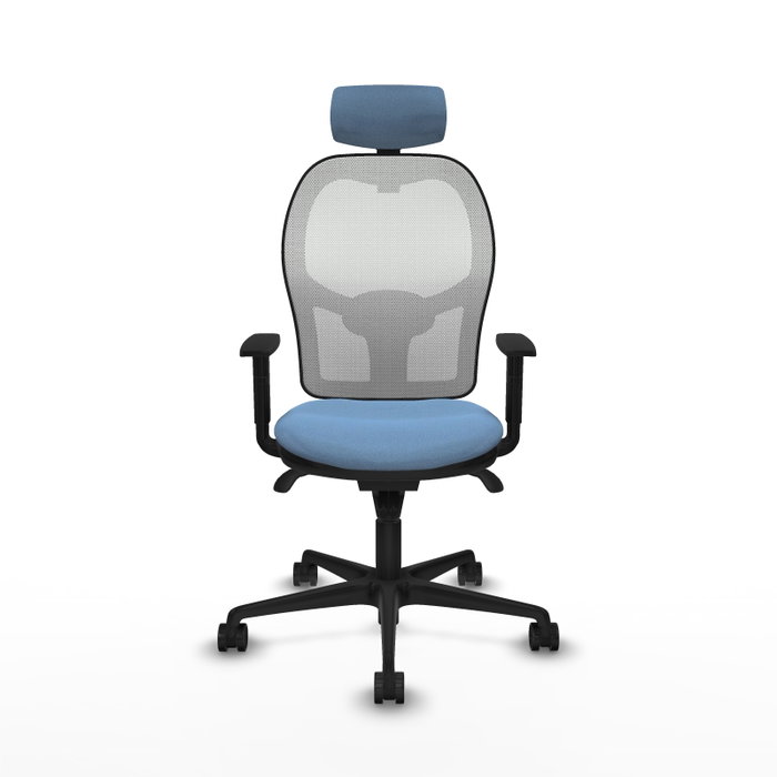 Chaise de Bureau avec Appui-tête Piqueras y Crespo 1D036N2 Bleu ciel