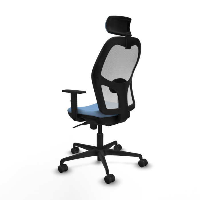 Chaise de Bureau avec Appui-tête Piqueras y Crespo 1D036N2 Bleu ciel