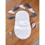 Red Castle Cocoonababy - Matelas ergonomique cocon pour bébé, favorise le sommeil et le confort, position semi-fœtale, mousse haute résilience, lavable machine, 0-3 mois