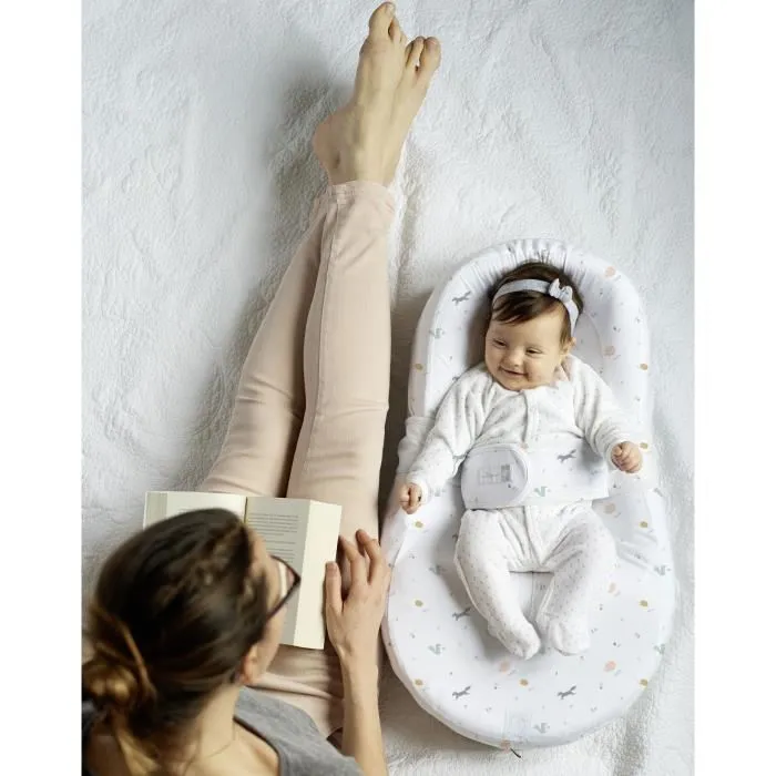 Red Castle Cocoonababy - Matelas ergonomique cocon pour bébé, favorise le sommeil et le confort, position semi-fœtale, mousse haute résilience, lavable machine, 0-3 mois