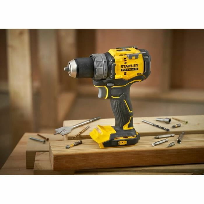 Stanley Fatmax Perceuse visseuse sans fil V20 SFMCD725D2K-QW 18V 80Nm 2x2Ah