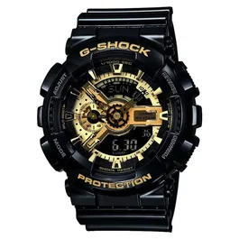 Casio G-SHOCK Montre Sport en Résine pour Adulte - Noire - Double Affichage - Mouvement à Quartz - Etanchéité 200m