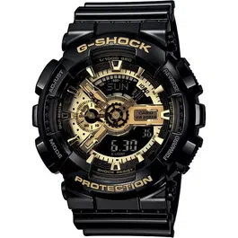 Casio G-SHOCK Montre Sport en Résine pour Adulte - Noire - Double Affichage - Mouvement à Quartz - Etanchéité 200m
