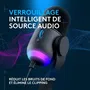 Logitech G Yeti GX - Microphone filaire USB gaming - Compatible PC et Mac - Noir - Élimination des bruits de clavier
