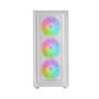 Mars Gaming Boîtier PC MC Air ATX Mid-Tower, vitre trempée, RGB, USB 3.0, jusqu'à 6 ventilateurs