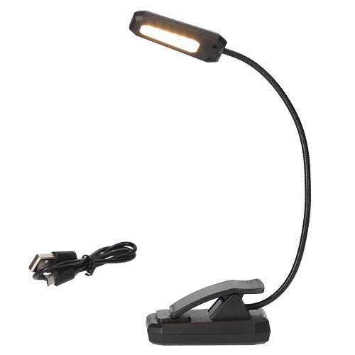 GSC Evolution Lampe de lecture LED ajustable avec pince de fixation