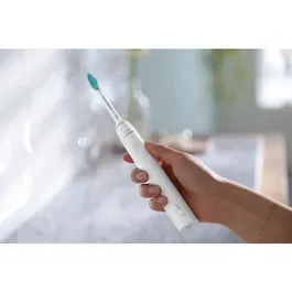 Philips HX3671/13 Sonicare Série 3000 - Brosse à dents électrique sonique - Technologie jusqu'à 3x plus efficace contre la plaque dentaire - Blanc