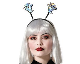 Atosa Diadema Calavera con Espíritus - Noir et Argenté