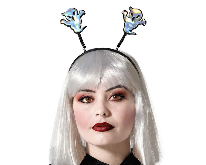 Atosa Diadema Calavera con Espíritus - Noir et Argenté Atosa Diadema Calavera con Espíritus - Noir et Argenté