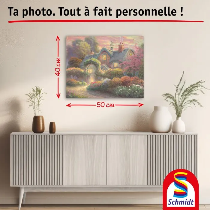 Schmidt Spiele Kit de peinture Premium My Art Noble - Cottage Fleuri - Dès 12 ans Schmidt Spiele Kit de peinture Premium My Art Noble - Cottage Fleuri - Dès 12 ans