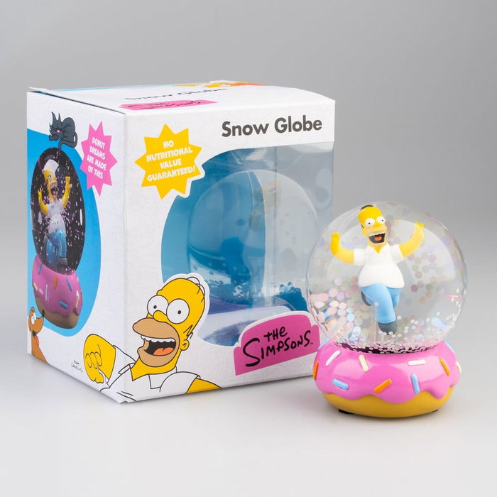 Grupo Erik Les Simpson boule à neige Homer Simpson Donut 10 cm