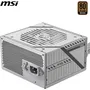 MSI MAG A650BNL WHITE Alimentation PC 650W 80 PLUS Bronze - Modèle 306-7ZPAX27-HH9, Ventilateur 120 mm Silencieux, Protections SCP/OVP/OCP/UVP