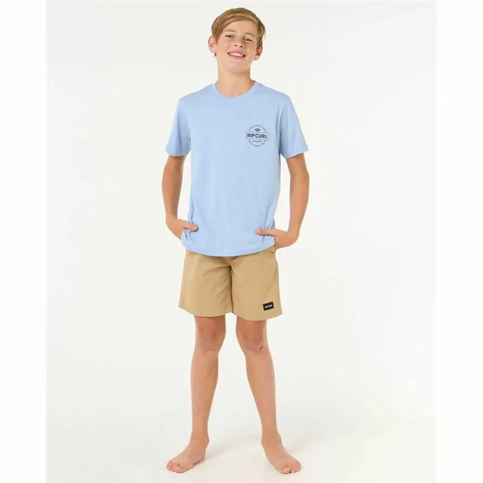 T shirt à manches courtes Enfant Rip Curl Rip Curl Staple Tee Bleu