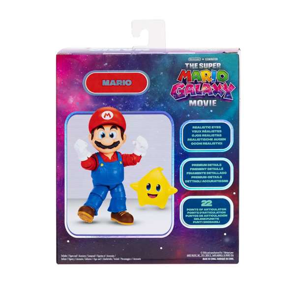 Jakks Pacific Figurine Super Mario Galaxy Premium 13 cm Série 1 - Modèles aléatoires