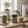 Inoxibar Cafetière Italienne Clair Vert 6 Tasses