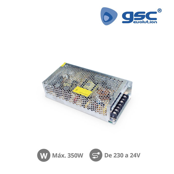 GSC Evolution Alimentation pour tiras LED 24V 350W GSC Evolution Alimentation pour tiras LED 24V 350W