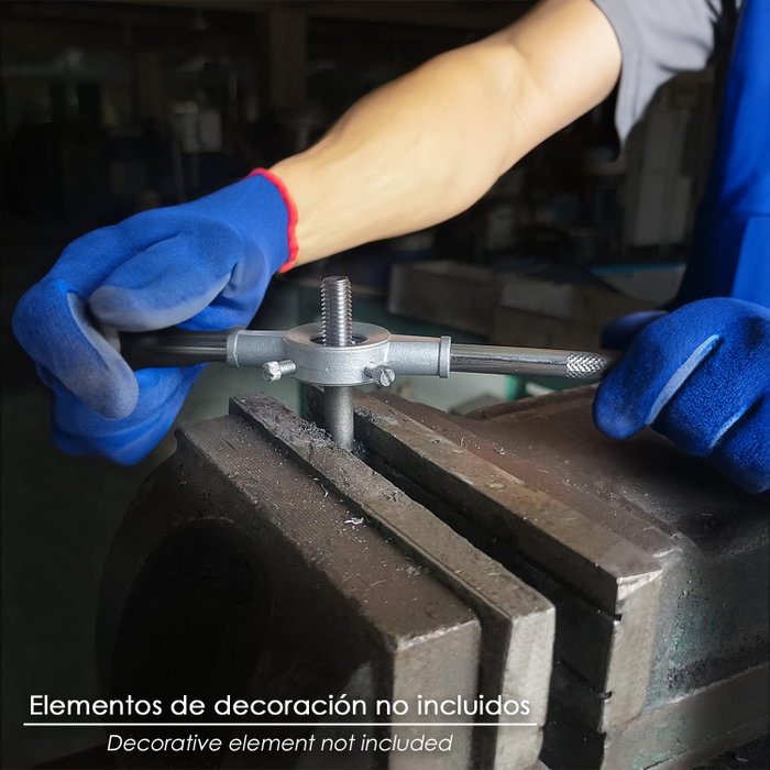 WOLFPACK LINEA PROFESIONAL Jeu de tarauds et filières 34 pièces