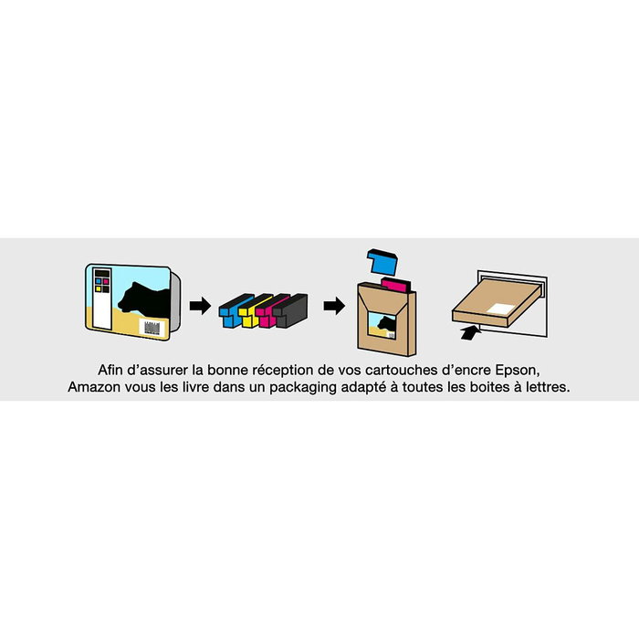Epson Multipack EasyMail T2986 - Noir, Cyan, Jaune, Magenta Epson Multipack EasyMail T2986 - Noir, Cyan, Jaune, Magenta