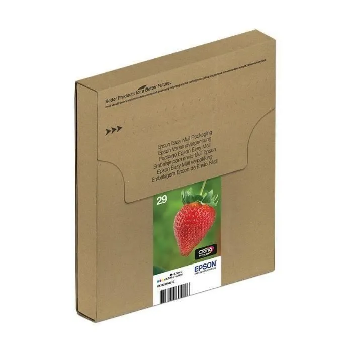 Epson Cartouche Multipack EasyMail T2986 - Fraise - Noir, Cyan, Jaune, Magenta (C13T29864511)