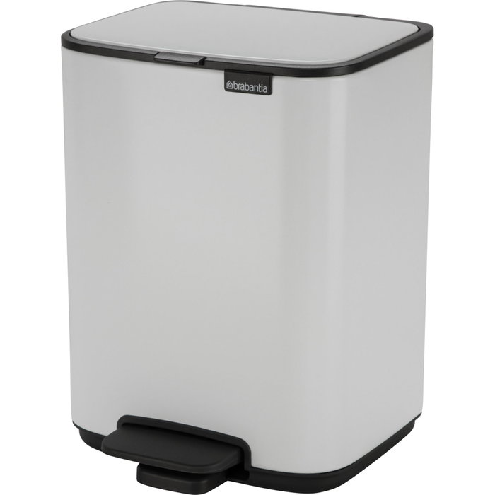 Brabantia Bo Treteimer Poubelle à pédale 4 L Blanc